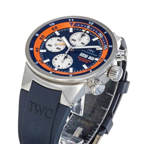 iwc cousteau diver watch price|iwc aquatimer cousteau.